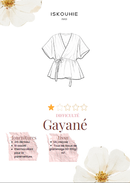 Patron de couture PDF - Gayané