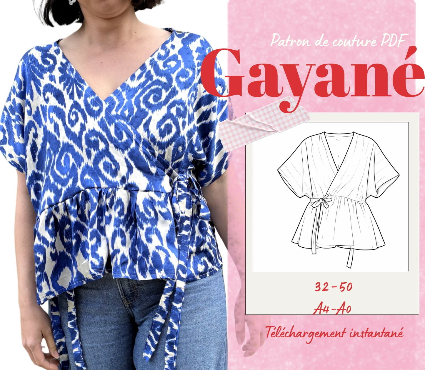 Patron de couture PDF - Gayané - gratuit
