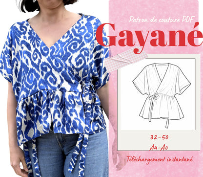 Patron de couture PDF - Gayané - gratuit