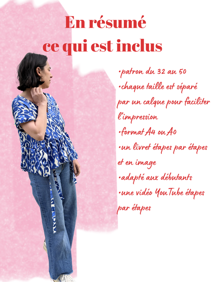 Patron de couture PDF - Gayané - gratuit